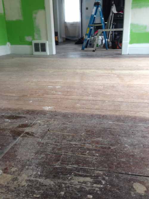 Sanding Hardwood Floors - The Fiasco - Real Estate Kier